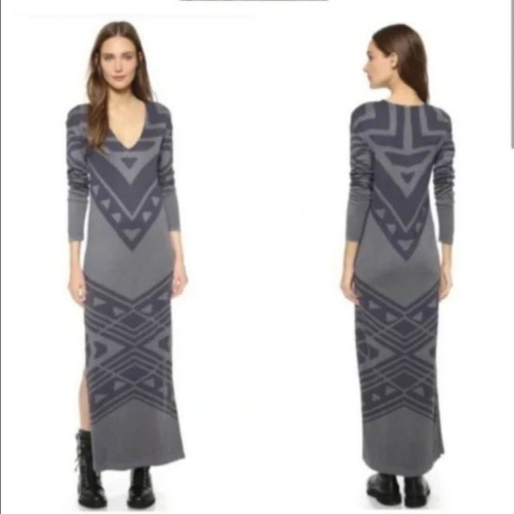 Free People - Bauhaus Knit Sweater Maxi Dress - Size S - NWT